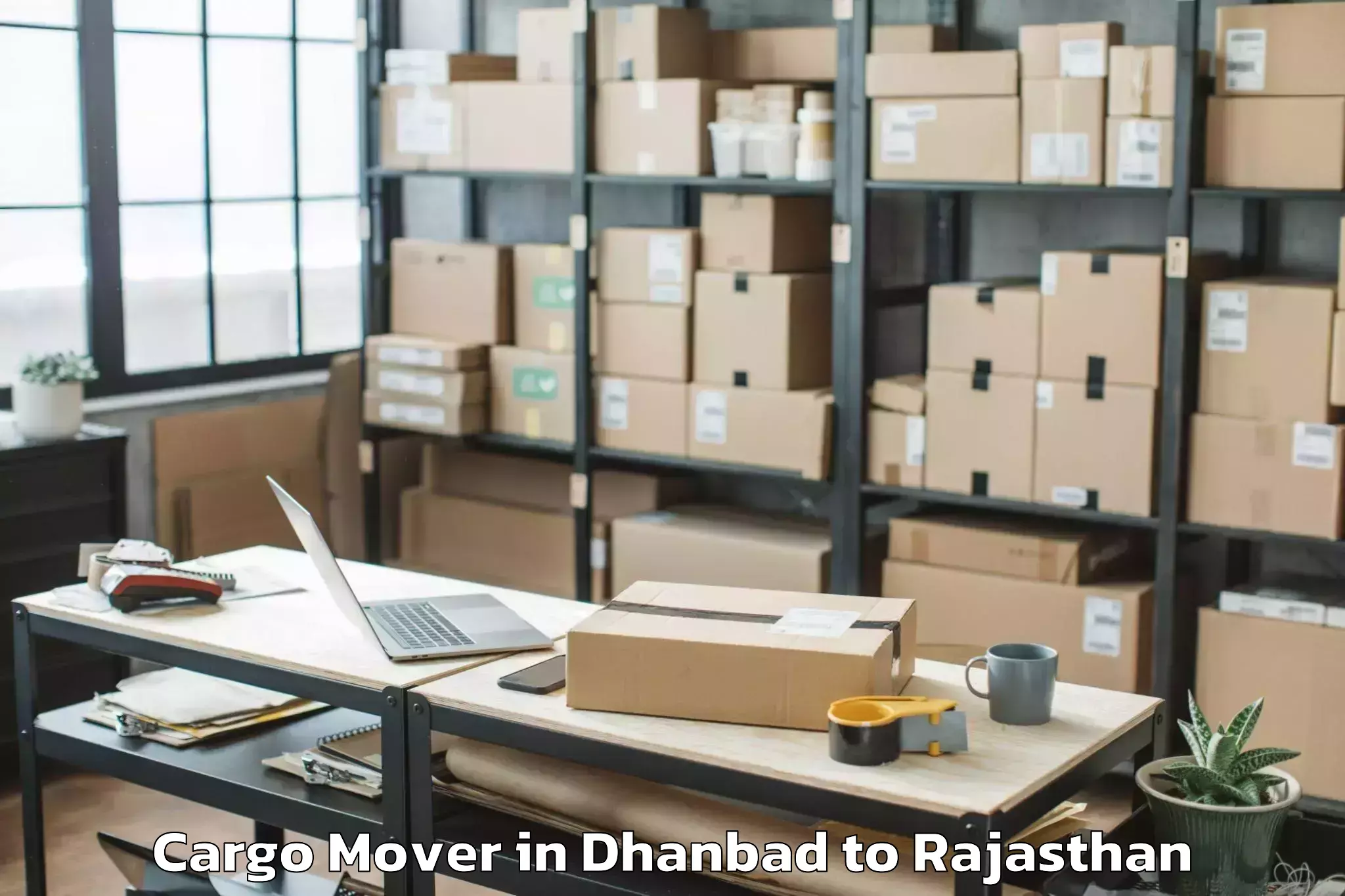 Easy Dhanbad to Deeg Cargo Mover Booking